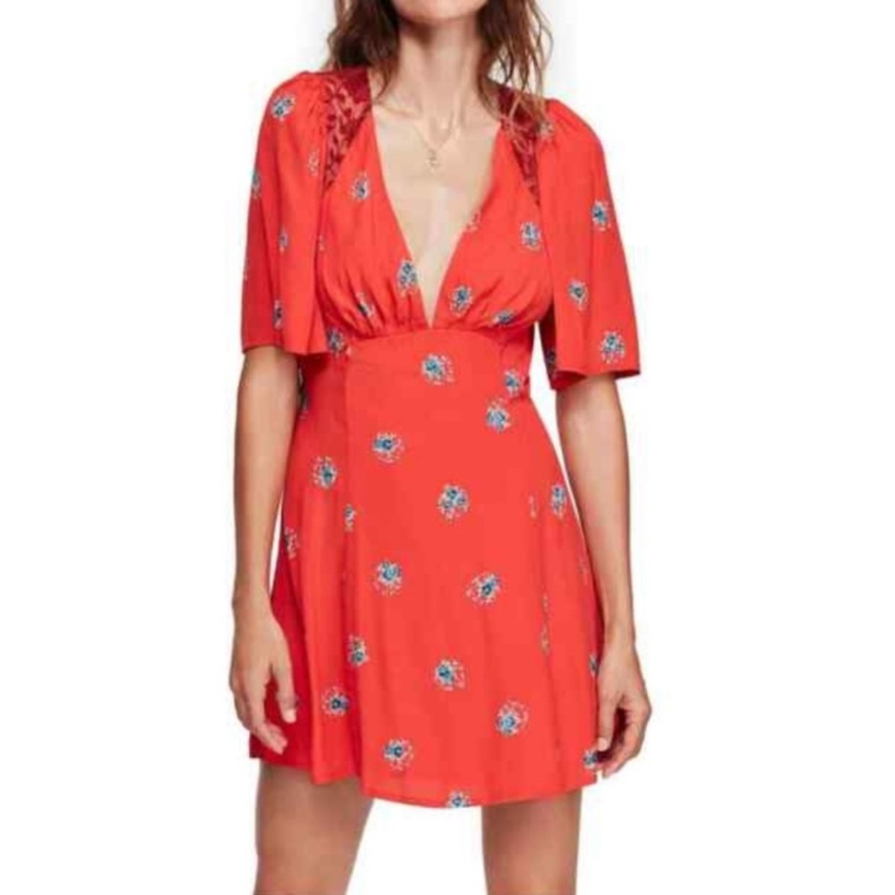 Free People Mockingbird Mesh Dress